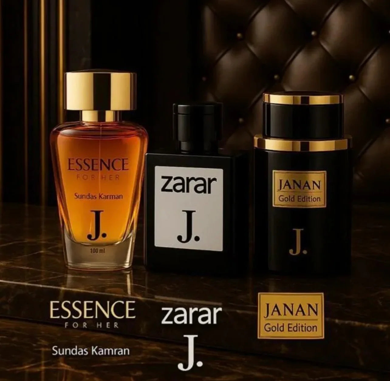 ( J. Pack Of 3 )Long Lasting Perfume Set for Men & Women ( 300 ml ).